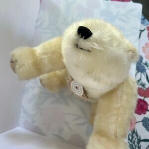 Boyds Bears Jointed Polar Bear Plush 15" Teddy Fully Jointed w Tag Vtg